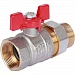 ROMMER Шаровой кран с американкой 1 1/4" ВН/НР, ручка бабочка
